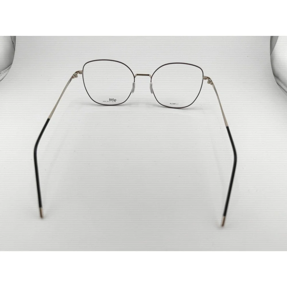 Gotti Switzerland Debora Titanium Eyeglasses Purple Gold 53-18-145 Japan Made